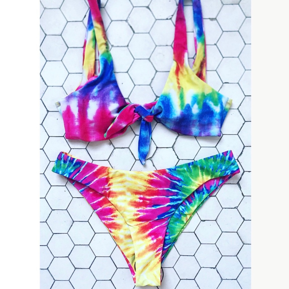 SHEIN tie-dye bikini 🍥